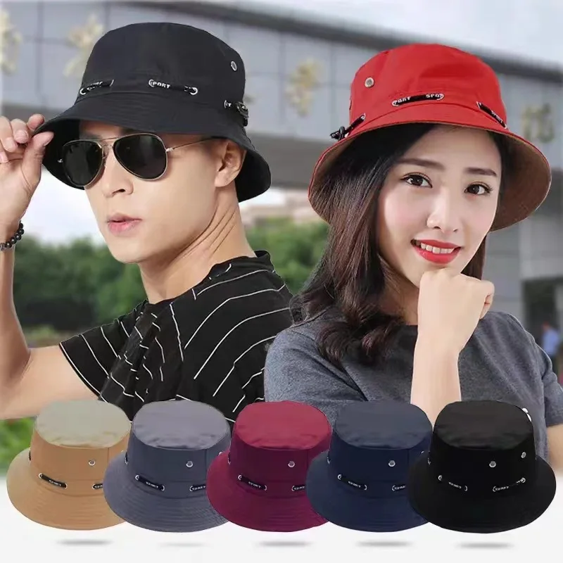 Washed Denim Bucket Hats Unisex Streetwear Fluorescent Color Hip Hop Cap Women Men Bob Cotton Fisherman Hat