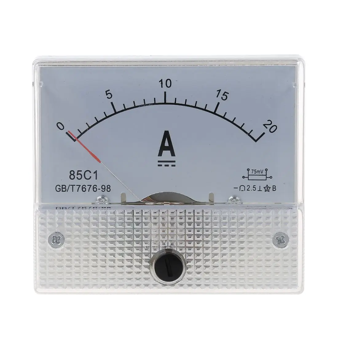 New 20A Analog Ampere Panel Meter Current Amp