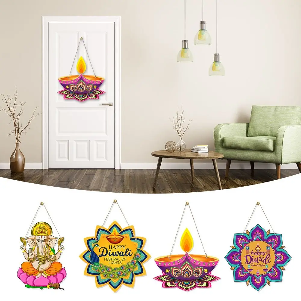 Cute Diwali Door Hanging Pendants Fashion Deepavali Festival Door Hangings Party Gift