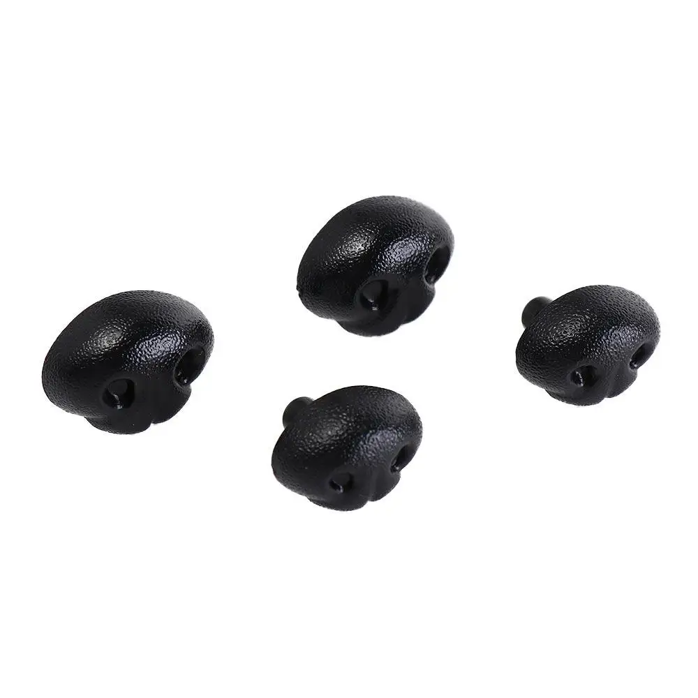 Plastic Dog Noses Dog Noses for Crafts DIY Accessories Plug-in Noses DIY Accessories 15mm/18mm/21mm Black Animal Doll Nose