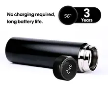 Thermal Water Bottle 500ml with LED Display #3