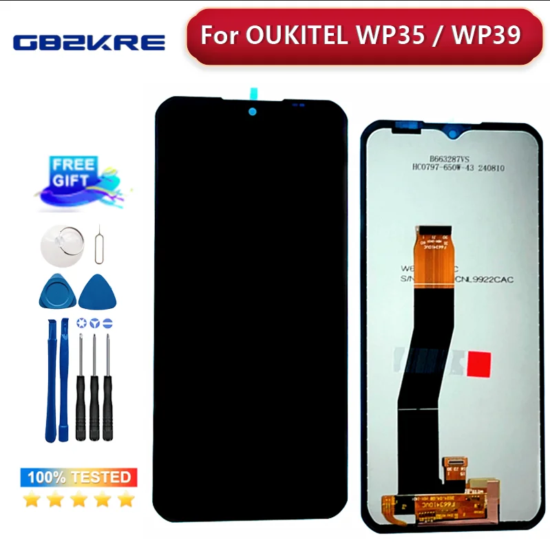 

Новый оригинальный сенсорный экран + ЖК-дисплей для oukitel wp35 wp39 ЖК-дисплей + сенсорный экран сенсор Замена для oukitel WP39 Оригинальный дисплей