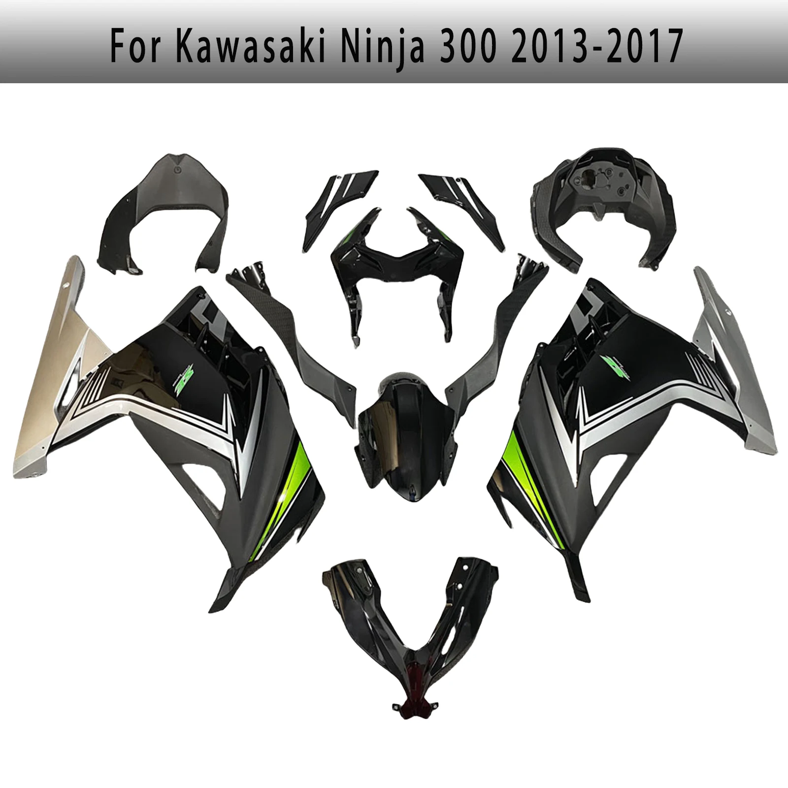 

Motorcycle Fairing Kit ABS Body Injection Fairings Kit Bodywork Bodykit For Ninja250 NINJA300 EX250 EX300 2013-2016 2017