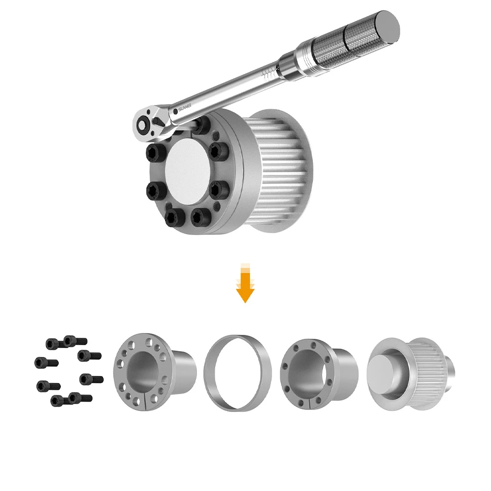 1Pcs STK110 Expansion Sleeve Keyless Bushing OD 14-84mm Connection Tension Shaft Locking Assembly Device Coupling Diaphragm Disk