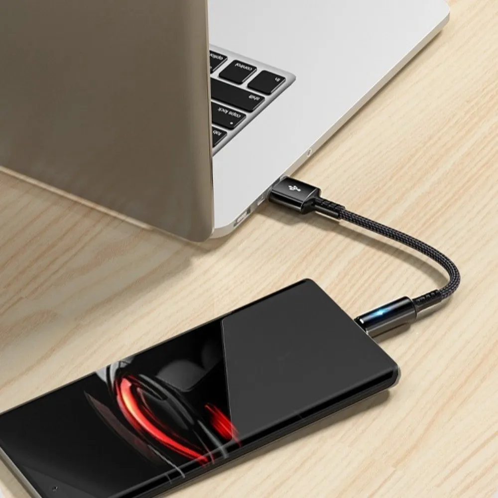 

Durable 25cm USB Type C Cable Short Fast Charging Micro USB Cable Portable Nylon Fast Charging Cable