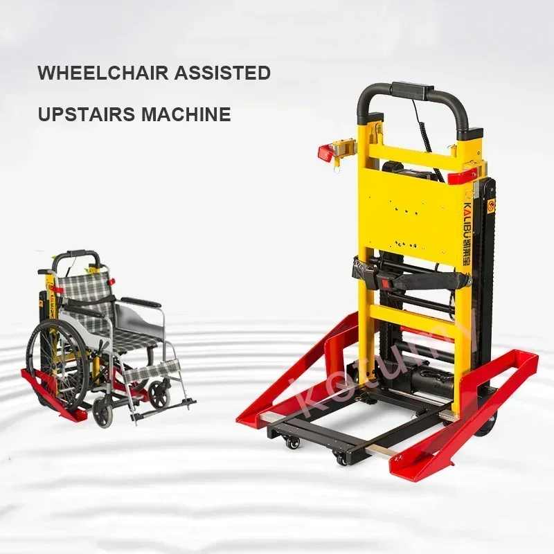 Electric Stair Car Trolley Crawler - Automatic up down Cargo Handling Machine for Home Use
