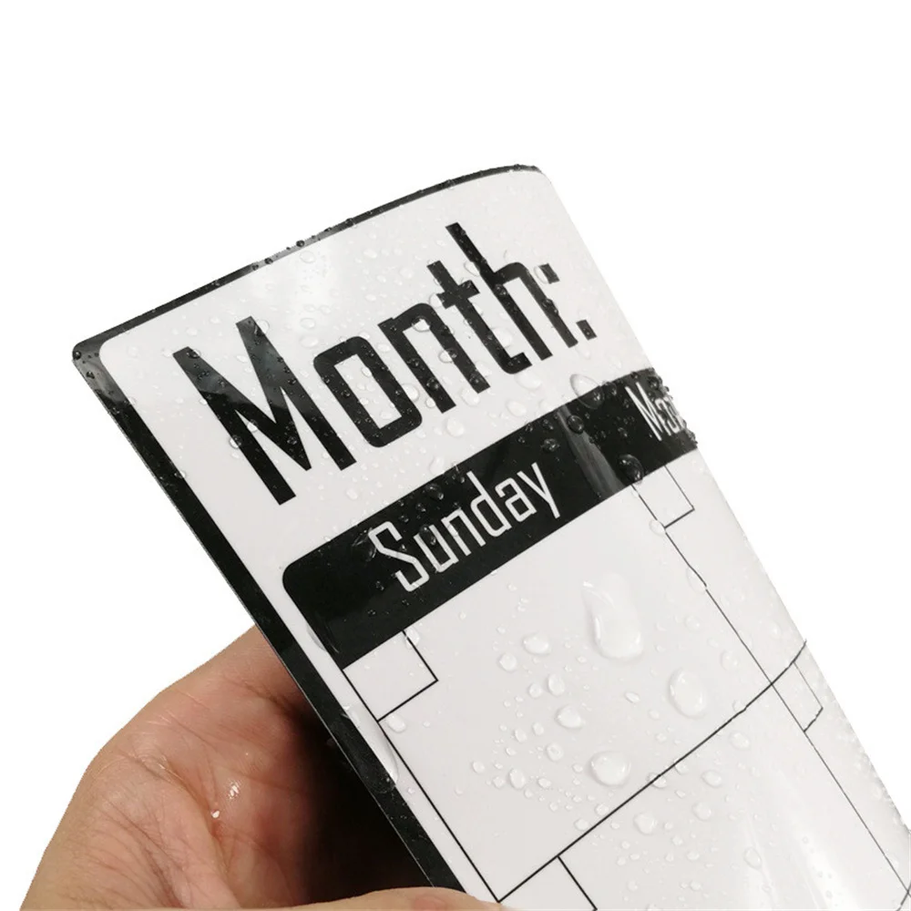 2023 New Magnetic Monthly Weekly Planner Calendar Table Dry Erase Whiteboard Blackboard Fridge Sticker Message Board Menu