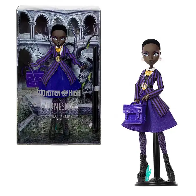 Monster High School Double Grey Cat Doll Authentic Bad Cat Phantom Fashion Party Blood Girl Wolf Sister Fish Girl Toy