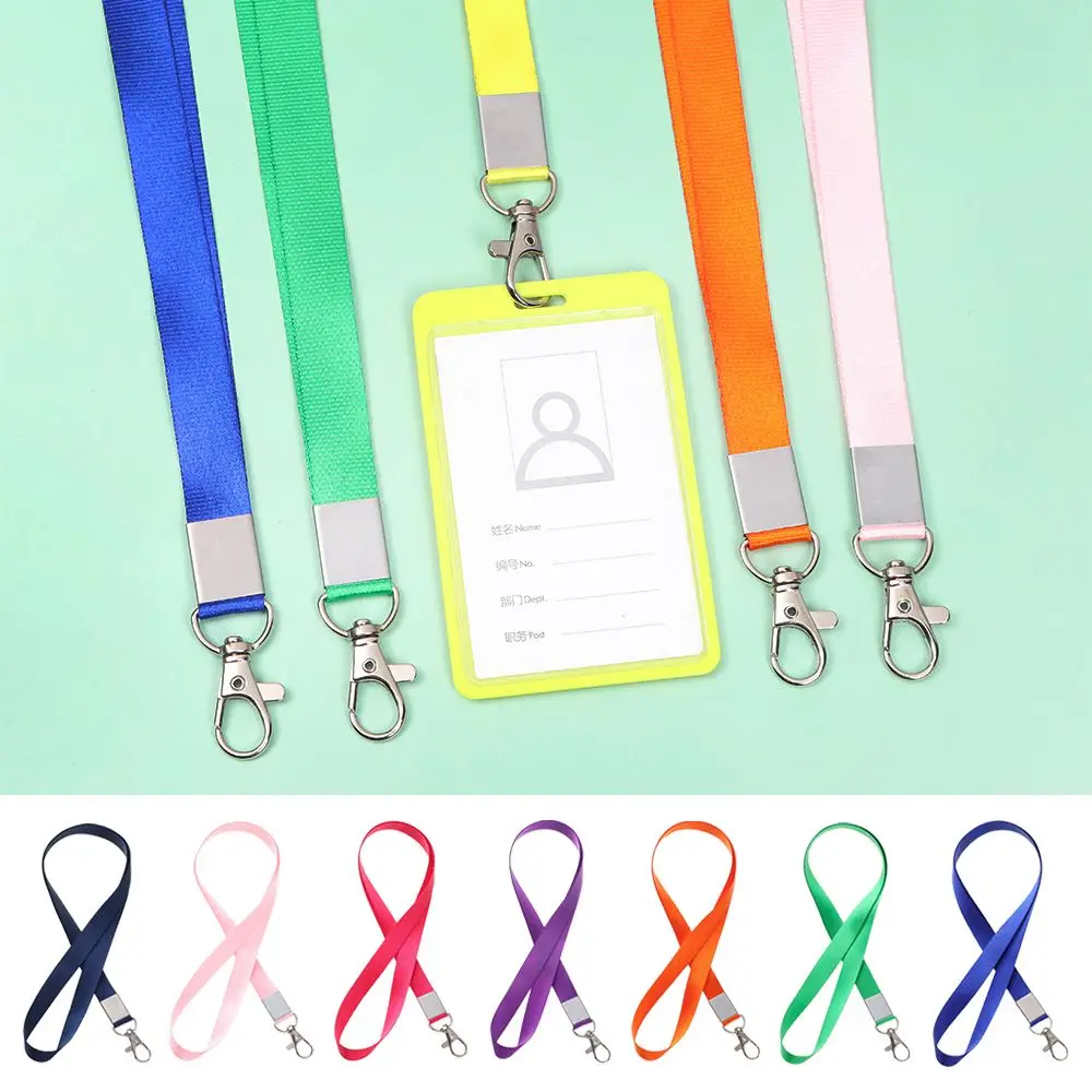 1 Stuks Dikker Naamplaatje Mode-Id-Kaarthouder Nekriem Lanyards Badgehouder Lanyard Hangend Touw