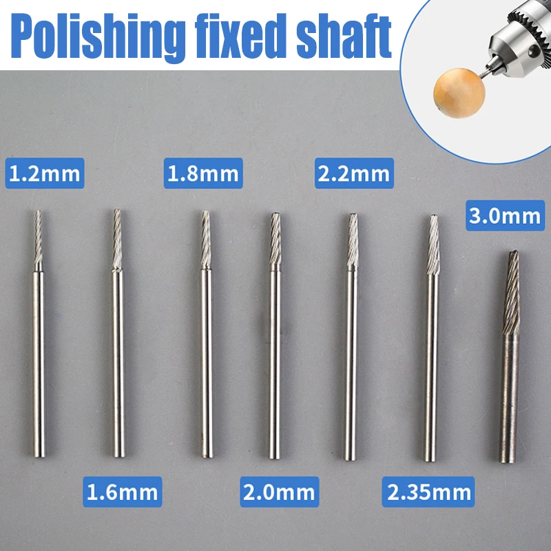 

1pcs 1.2-2.35mm Buddha Bead Polishing Axis Fixed Needle Wood Bead Machine Tool Shaft Mounting Ball Knife Shafts Woodworking Tool