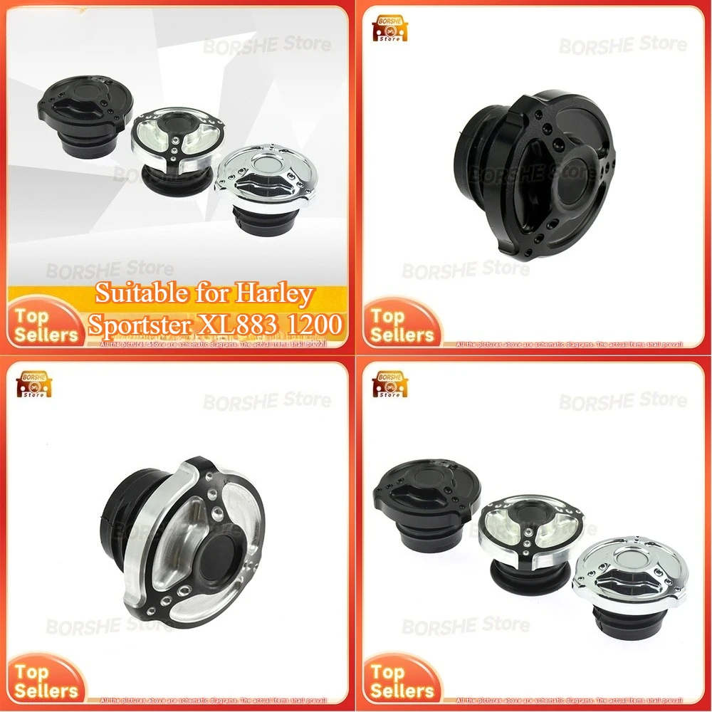 

2026 Suitable for Harley Sportster XL883 1200 48 Motorcycle Fuel Tank Cap Three Point Modification Accessory