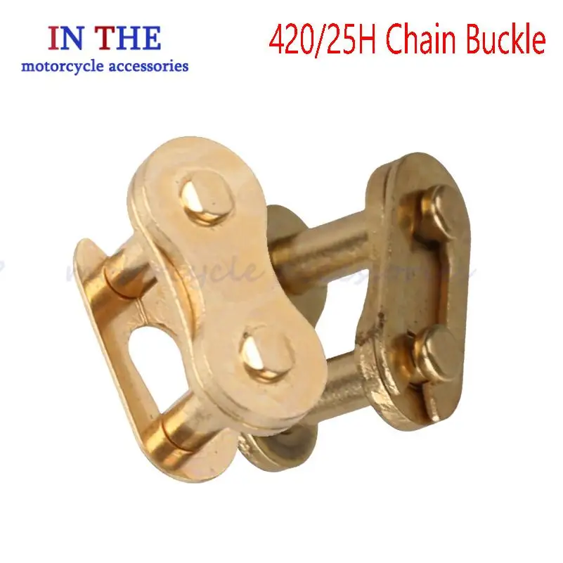 1Pcs motorcycle chain buckle link 25H/420 chain connector main connector chain link motorcycle accessories