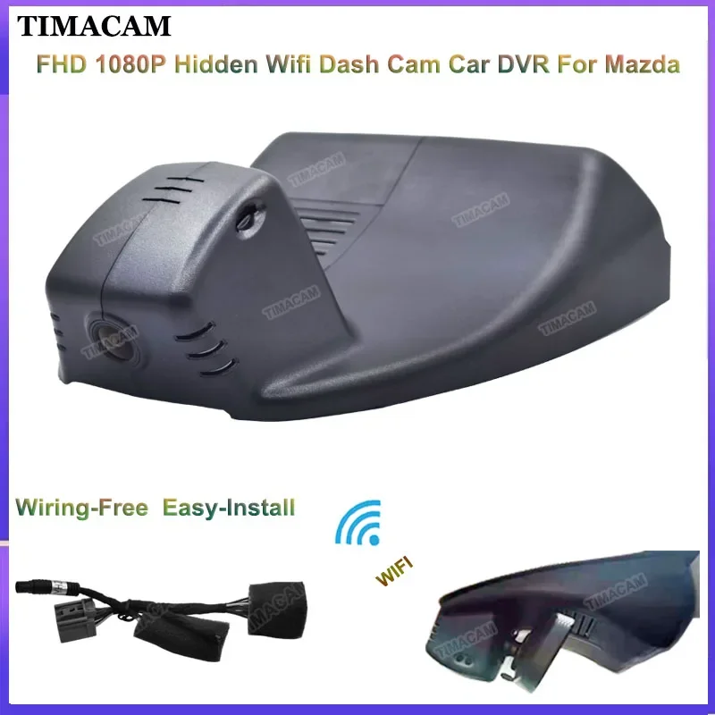 

New FHD 1080P Video Recorder Dash Cam Car DVR For Mazda CX30 for Mazda 3 Axela 2022 2021 2020 2019 2018 2017 2016 Plug and Play