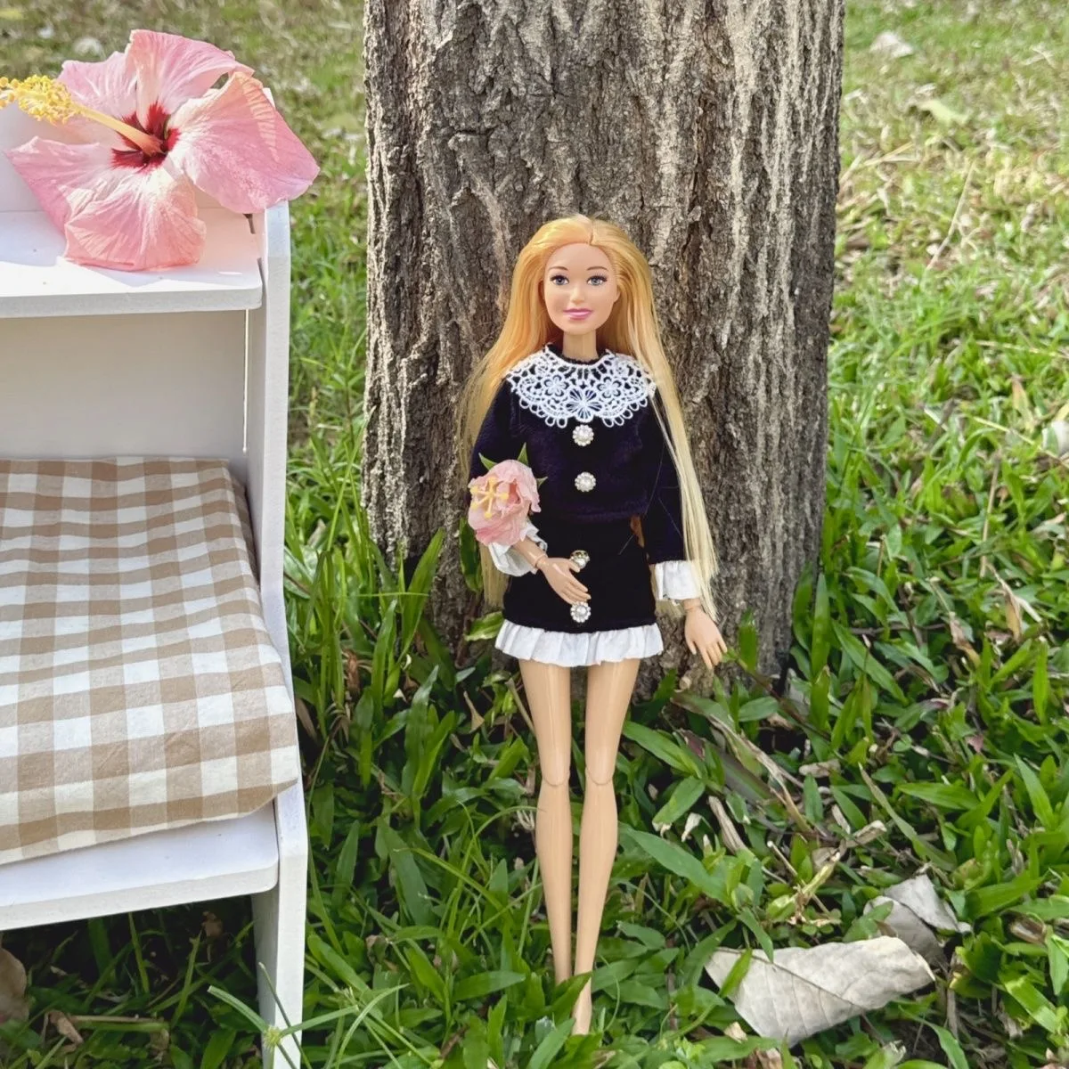 2025 neue Mode Prinzessin Puppe Spielzeug Exquisite Kleine Duftende Wind Top + Rock Set 30 cm 1/6 BJD Puppe Täglichen Dress up Spielen Haus Spielzeug