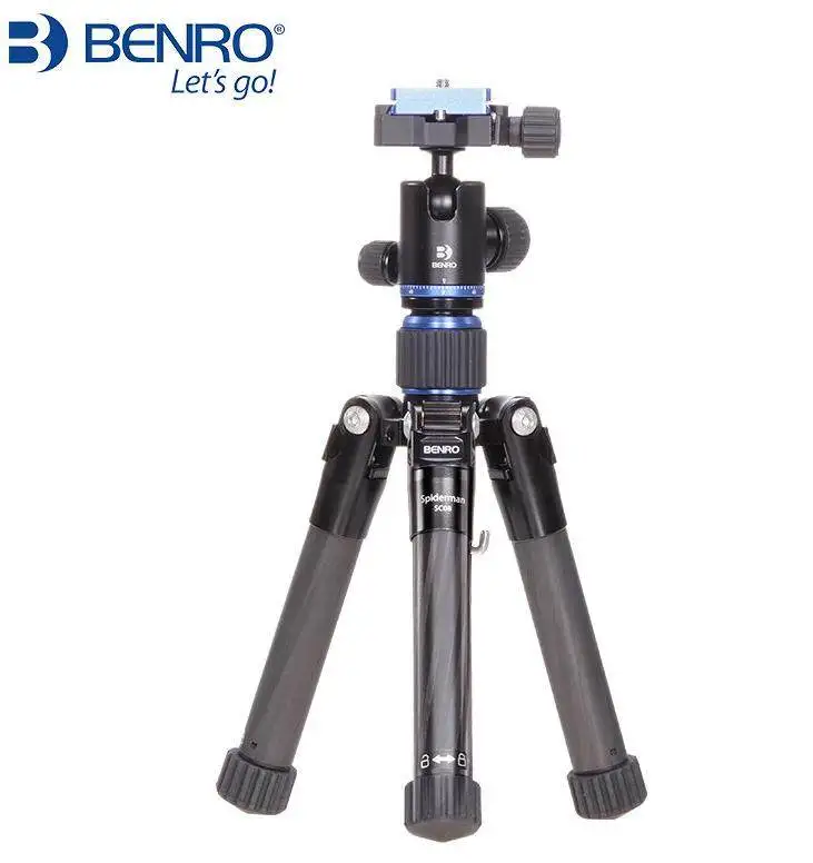 Benro sc08 Kit Mini Carbon Fibre Tripod + Ball Head + Phone holder