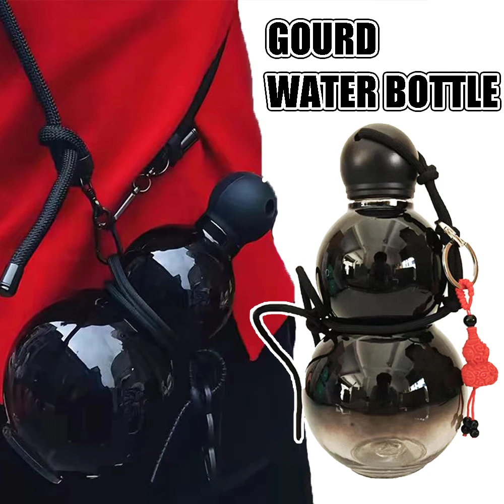 Gourd Water Bottle 27oz Travel Water Bottle for Gym Chinese Retro-Inspired Bottle Gourd Large Capacity Durable Water Bottles