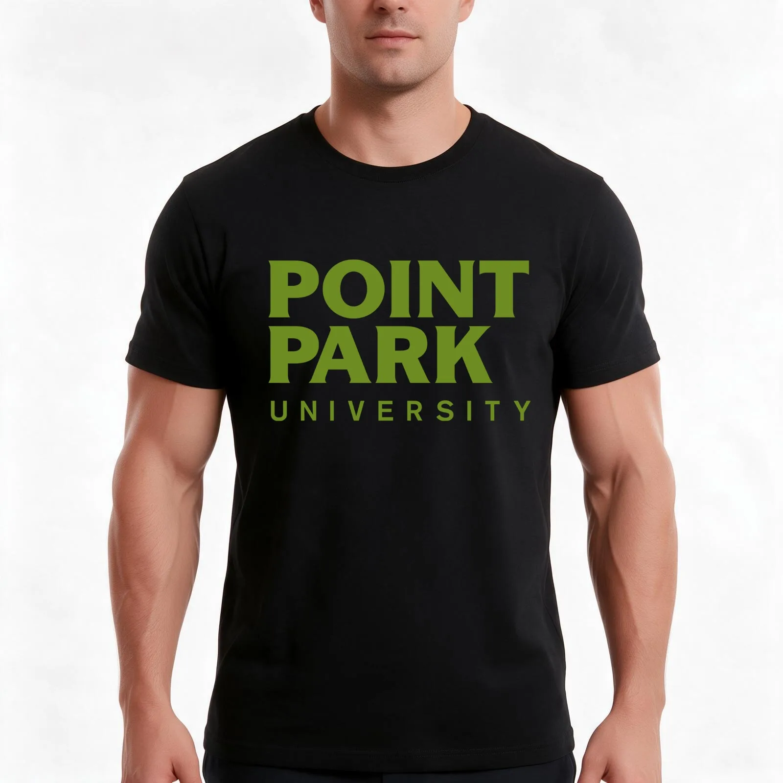 Univ of Point Park T-Shirt, Summer Casual Cotton Tee, Oversized Streetwear Tops, Vintage Graphic Print, Loose Fit Short Sleeve