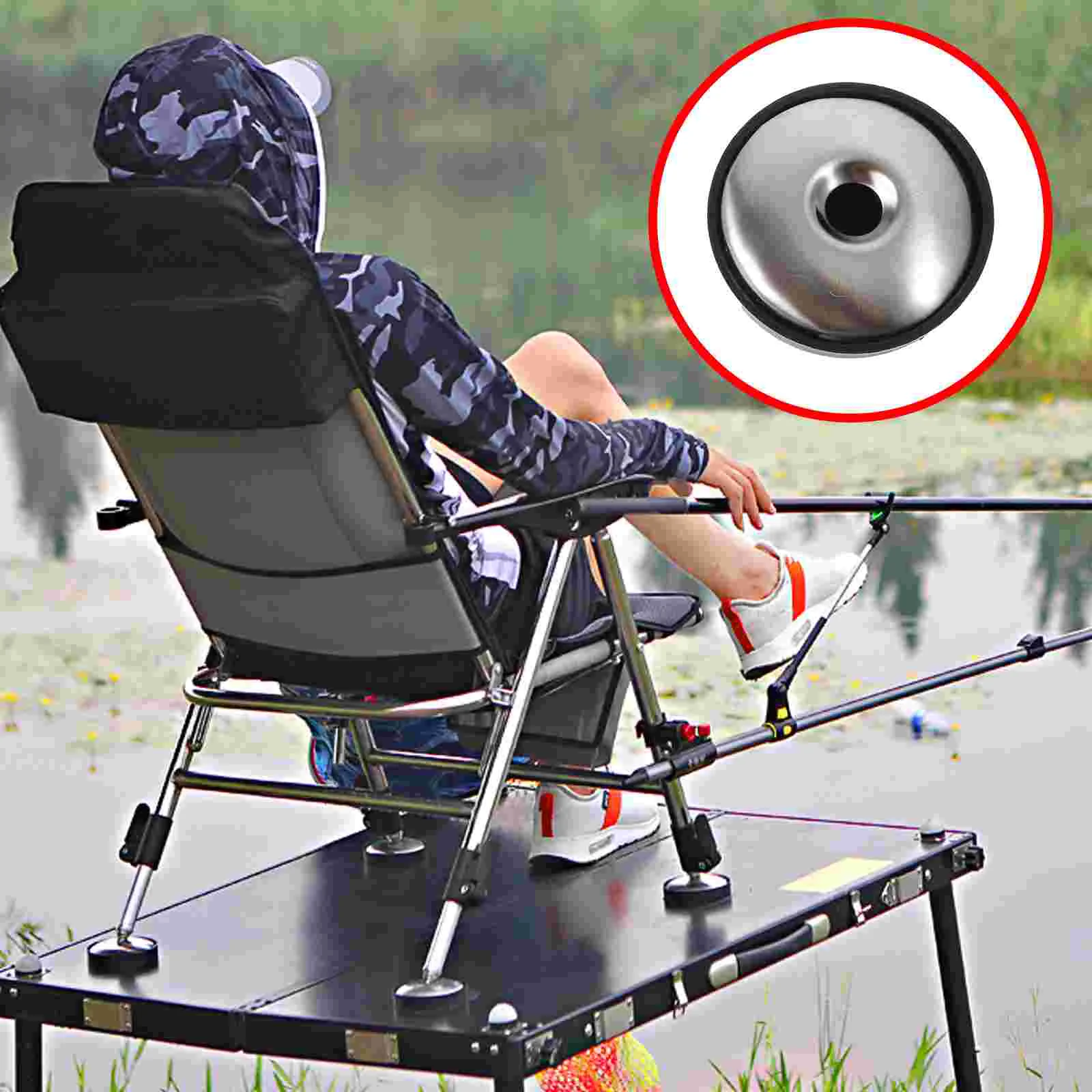 Fishing Chair Claw Fishing Chair Leg Cover Fishing Chair Protective Foot Claw Outdoor Box Claw Fishing Chair Accessories