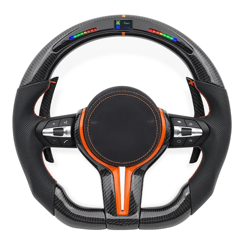 

M Performance LED Steering wheel for BMW F10 F20 F30 F01 F02 F06 F07 F15 F32 F36 F80 F82 F87 E90 E91 E92 E60 E46 Car Accessories