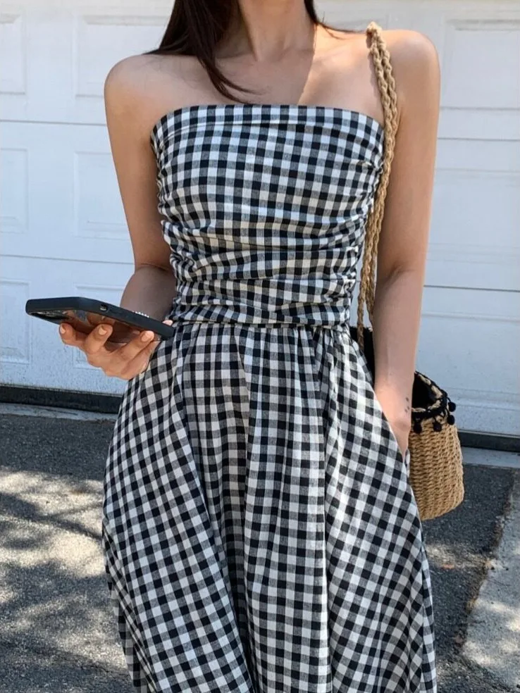 Chic Naval Collar Bubble Sleeve Loose Dress for Short Women Korean Style Spring Autumn Winter Casual Wear Student Street Style