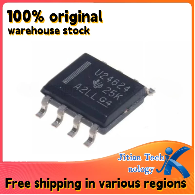 10PCS 100% brand new UCC24624DR logo U24624 SOP8 High-Quality Electronic Component