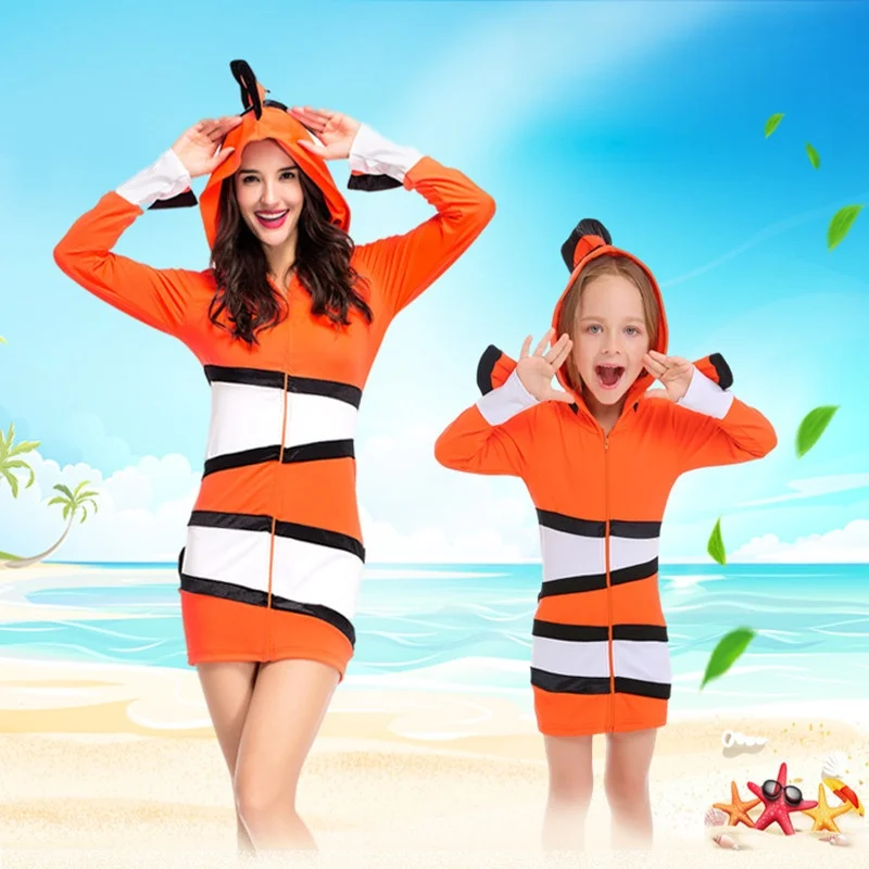 

Хэллоуин, костюм на тему океана, детский костюм для выступлений, клоунфи, животное Dr, событие для родителей и детей, сценический наряд из полиэфирного волокна