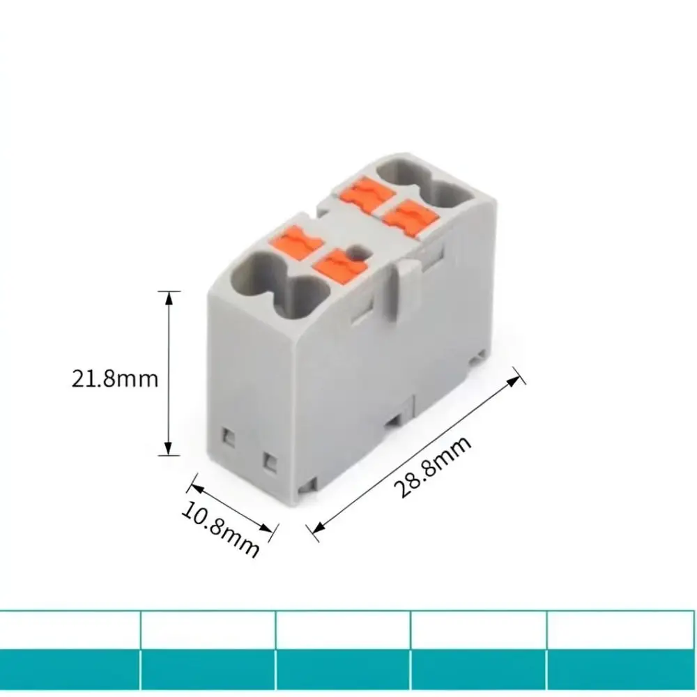 For For Huicong KV225 Electrical Terminal Connector Industrial Wire Distribution Block Din Rail Mount Modular Accessory Kit