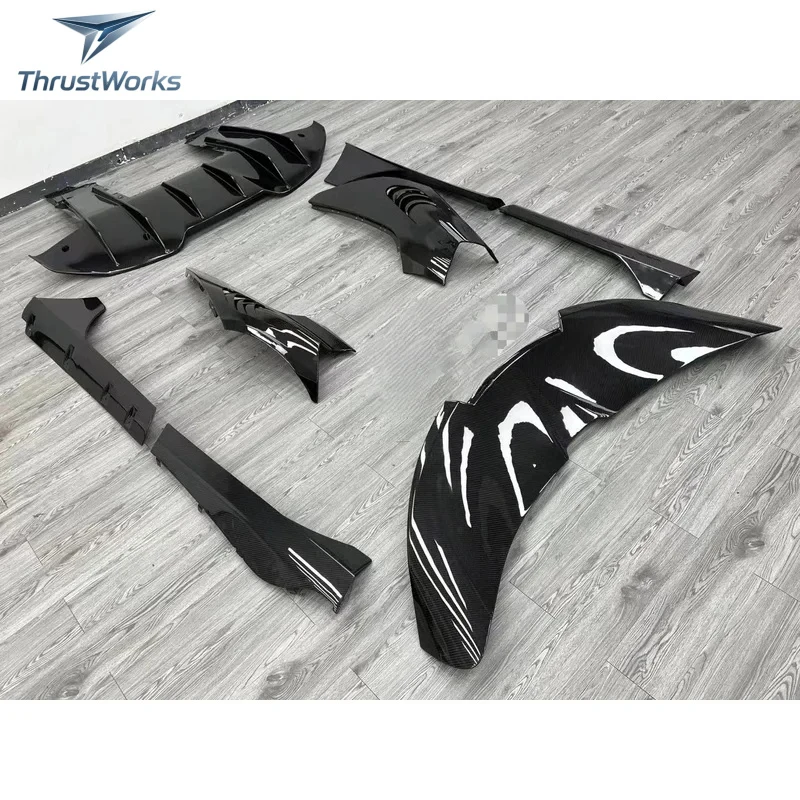 ThrustWorks High-Quality Body Kits, Including A Front Lip, Side Skirts, And Rear Diffuser Spoiler, Are Availle To Upgr A 720S To