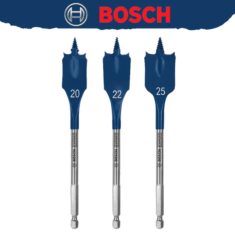 

BOSCH EXPERT 2608900331 Набор саморезающихся лопаточных сверл, 3 шт., аксессуары для быстрого грубого сверления из мягкой дрели, дрель-шуруповерт