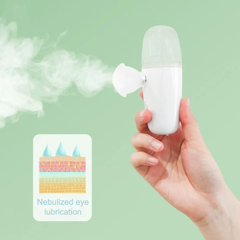 Nano Spray Eye Massage Instrument Facial Sprayer Humidifier USB Nebulizer Face Steamer Moisturizing Beauty Health Skin Care Tool