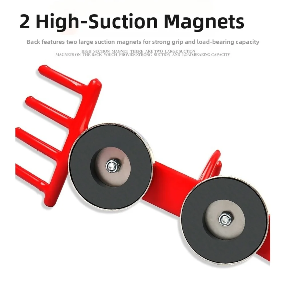 1Pcs Magnetic Tool Holder FOR IMPACT  Wrench Socket Organization Wrench Organizer Strong Hook With Multi-Hook Tool Rack