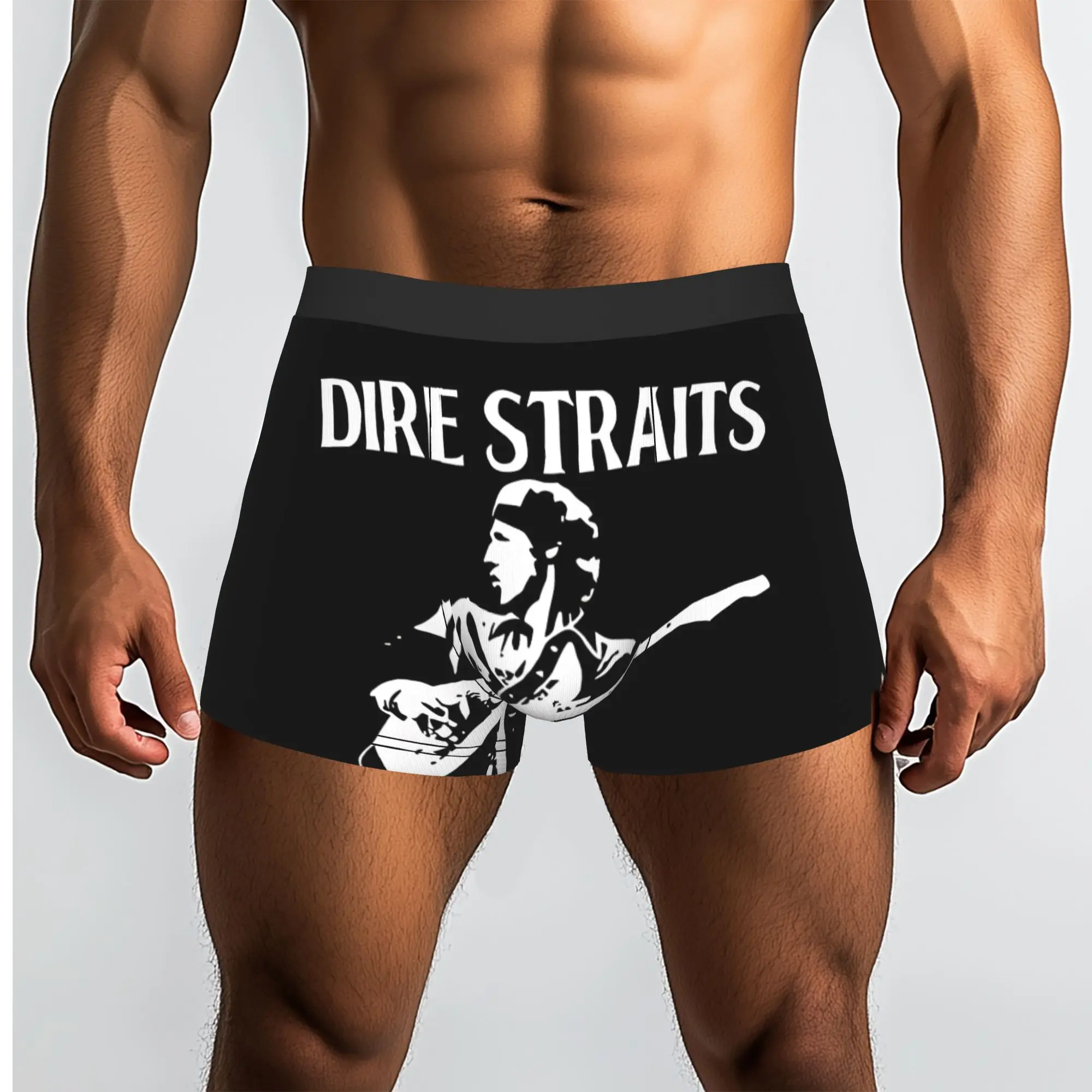 

Music Of Dire STRAITS Dire Straits Underpants Homme Panties Male Underwear Ventilate Shorts Boxer Briefs