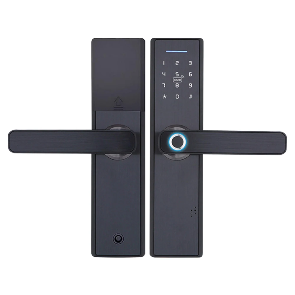 

Bluetooth Tuya Intelligent Lock App Controlled Biometric Fingerprint Proximity Card Temporary Passcode Password Key Unlock