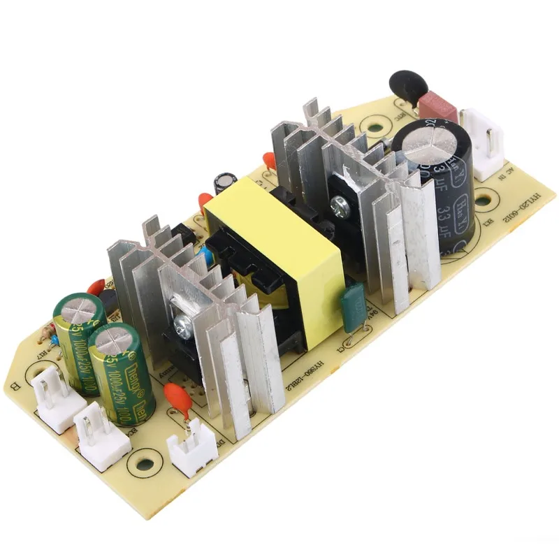 For60W switching power supply module car small refrigerator built-in power board AC220V to DC12V5A with terminals