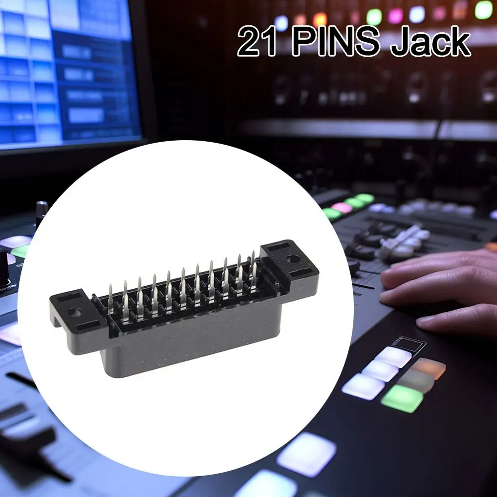 CS Type SCART Socket Connect Port Socket Interface Female Slot Female Socket Connector High quality Double Row Connector