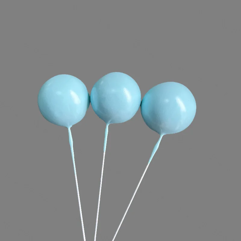 1Set Bear Cake Toppers Balls We can Bearly wait Bear Birthday Cake Decorations Balls Cake Topper for Baby Shower Cupcake Decor