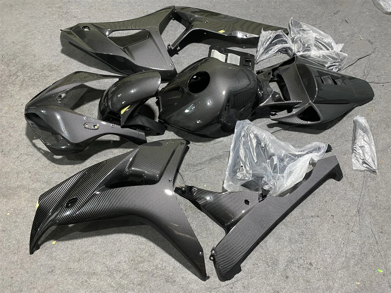 Abs Motorcycle Whole Fairings kit fit for CBR1000RR CBR1000 CBR 1000RR 2006 2007 Bodywork full Fairing kits Carbon appearance