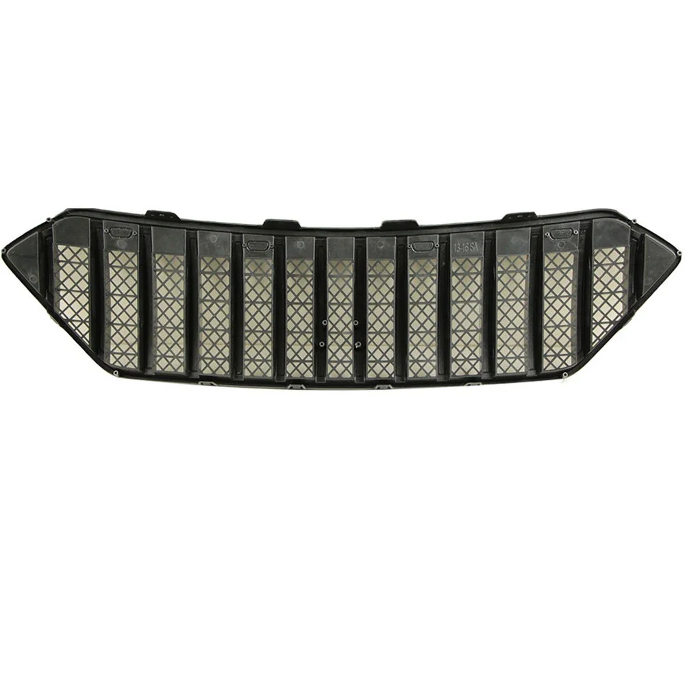 Auto-Accessoires Zilveren Grille Voor 2013-2016 Hyundai Santa Fe Voorbumper Racing Grills Bovenste Mesh Grill