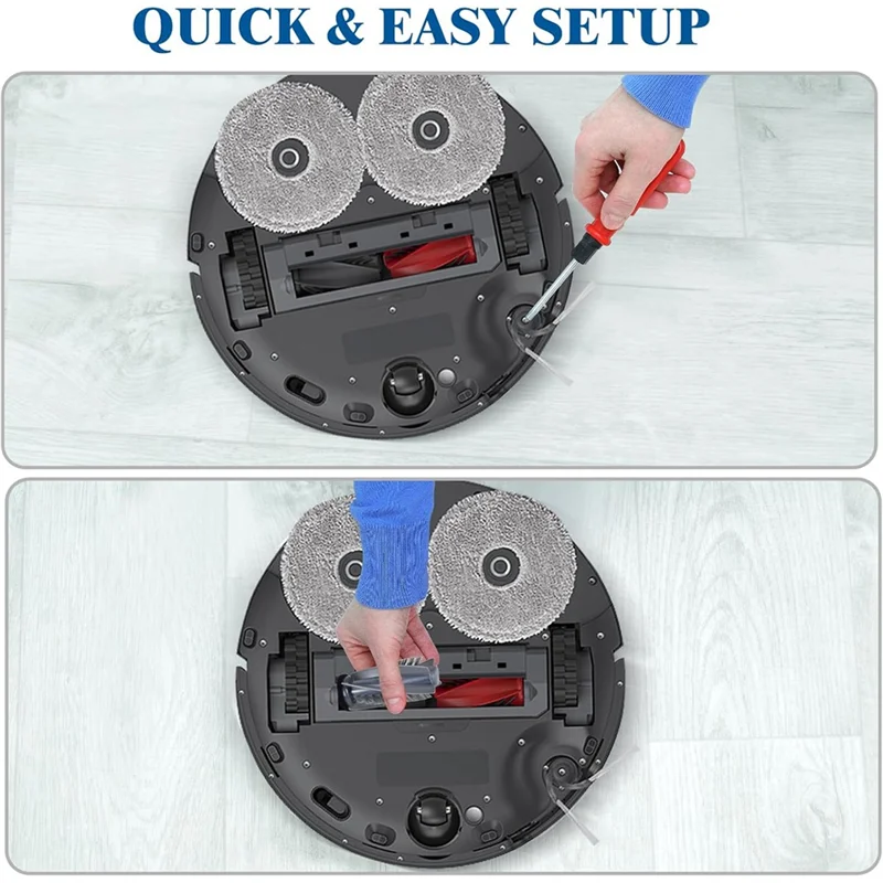 A50Q-Accessory Kit For Roborock Saros 10R Main Side Brushes Hepa Filter Mop Cloth Dust Bag Replacement Parts