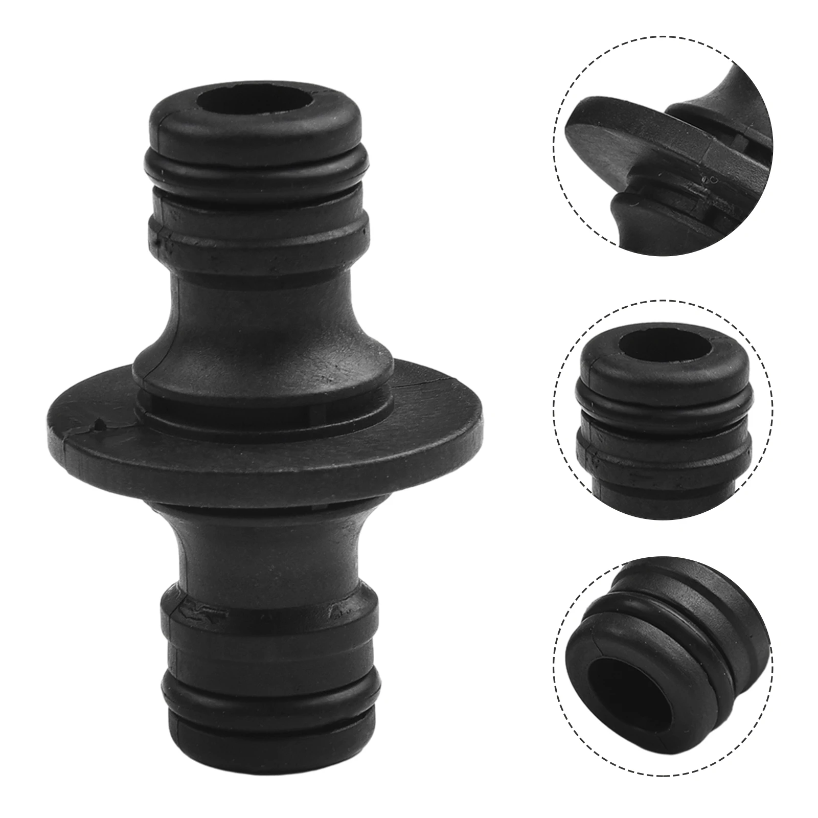 Tool Quick Coupling Accessory Garden Hose Part Two-way Watering 1/2 inch 10pcs 50*16*9mm ABS Connector Rustproof