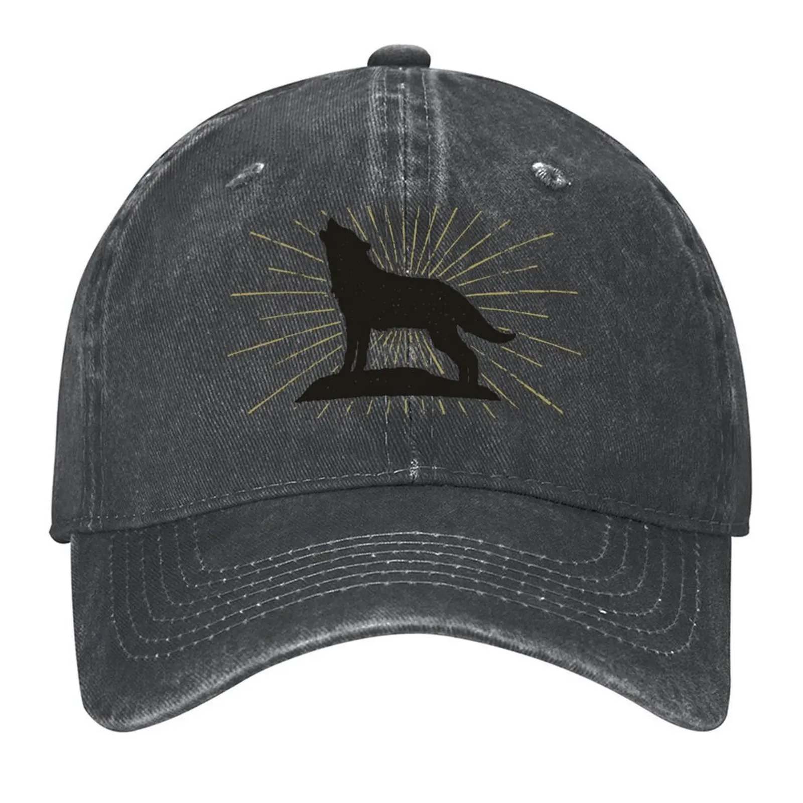

Howling Wolf star Baseball Cap Mountaineering tactical cap New In The Hat summer hat Female Men's