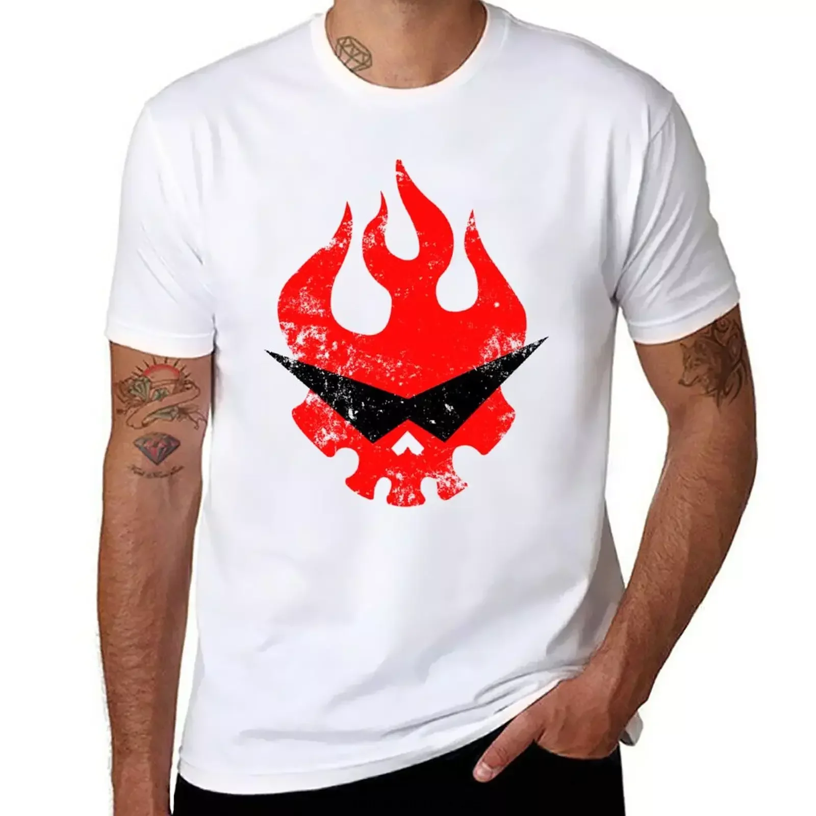 Gurren lagann (dirty style) T-Shirt animal prinfor boys quick drying t shirt for men