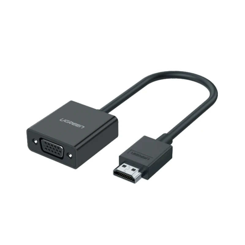 

Ugreen HD-MI-VGA адаптер 1080P/60 Гц «папа-мама» HD-VGA конвертер видеодисплей кабель