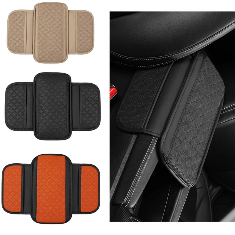 Car Armrest Box Booster Pad Relieve Arm Fatigue Universal Car Armrest Pad Car Central Elbow Rest Armrest Storage