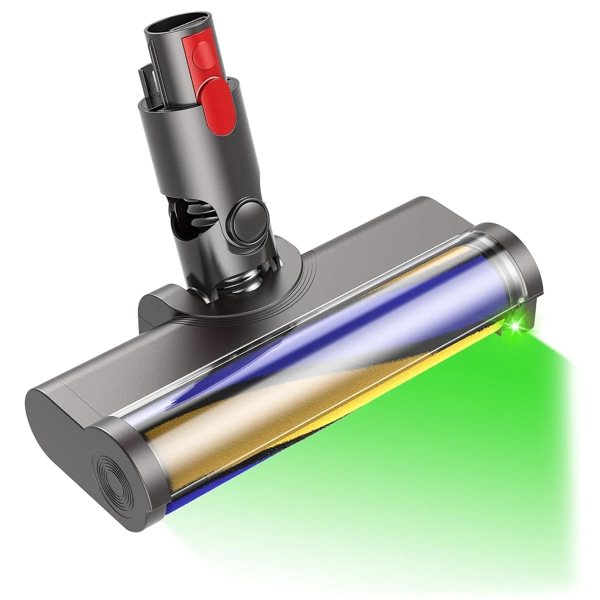 Cabeça de escova n09r para dyson v7 v8 v10 v11 v15 peças de reposição de cabeça de escova de piso de madeira com luz de detecção de poeira