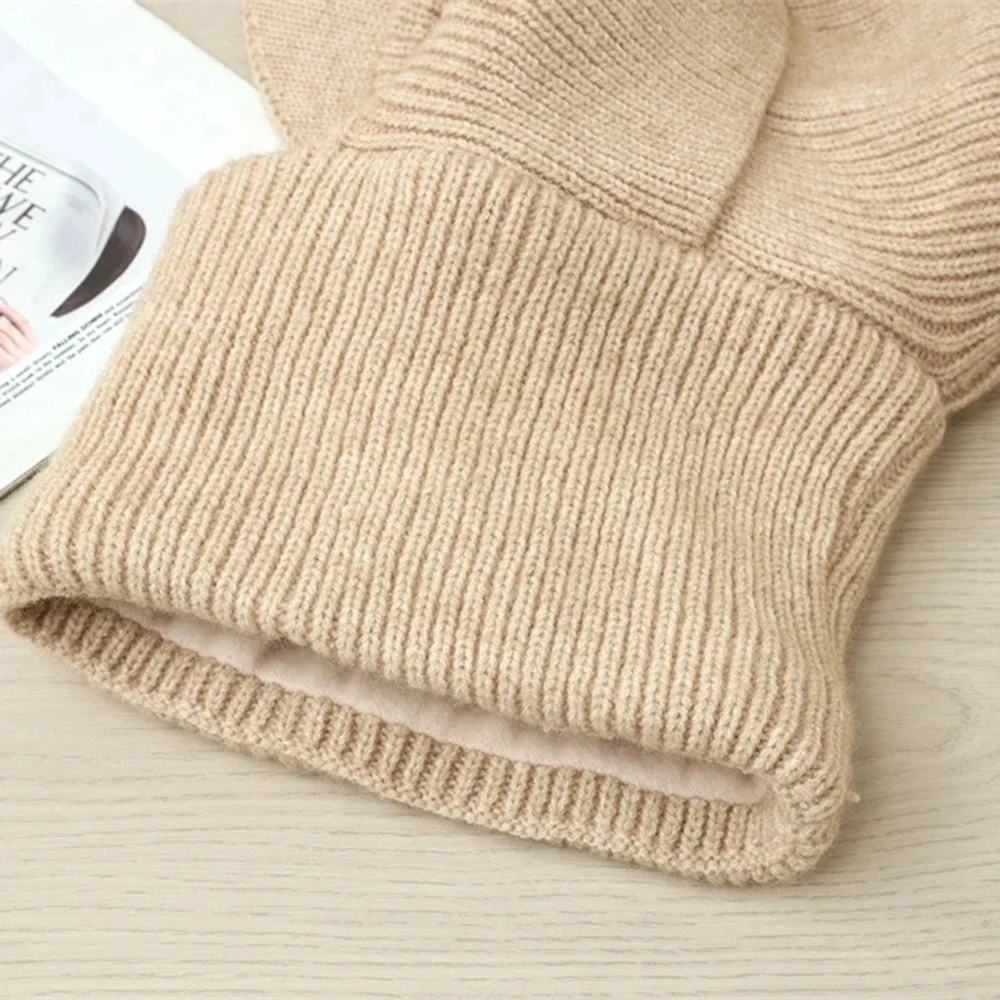 2025 جديد الشتاء قبعة وشاح مجموعة للرجال النساء محبوك قبعة قناع رشاقته بالاكلافا إيرفلاب بونيه الرقبة الدافئة تسلق الجبال قبعة تزلج