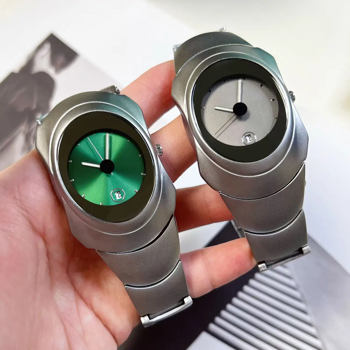 

Men's Fashion Watch Futuristic Collection Unique Men's Watch Analog Quartz Clock Date Waterproof Watch