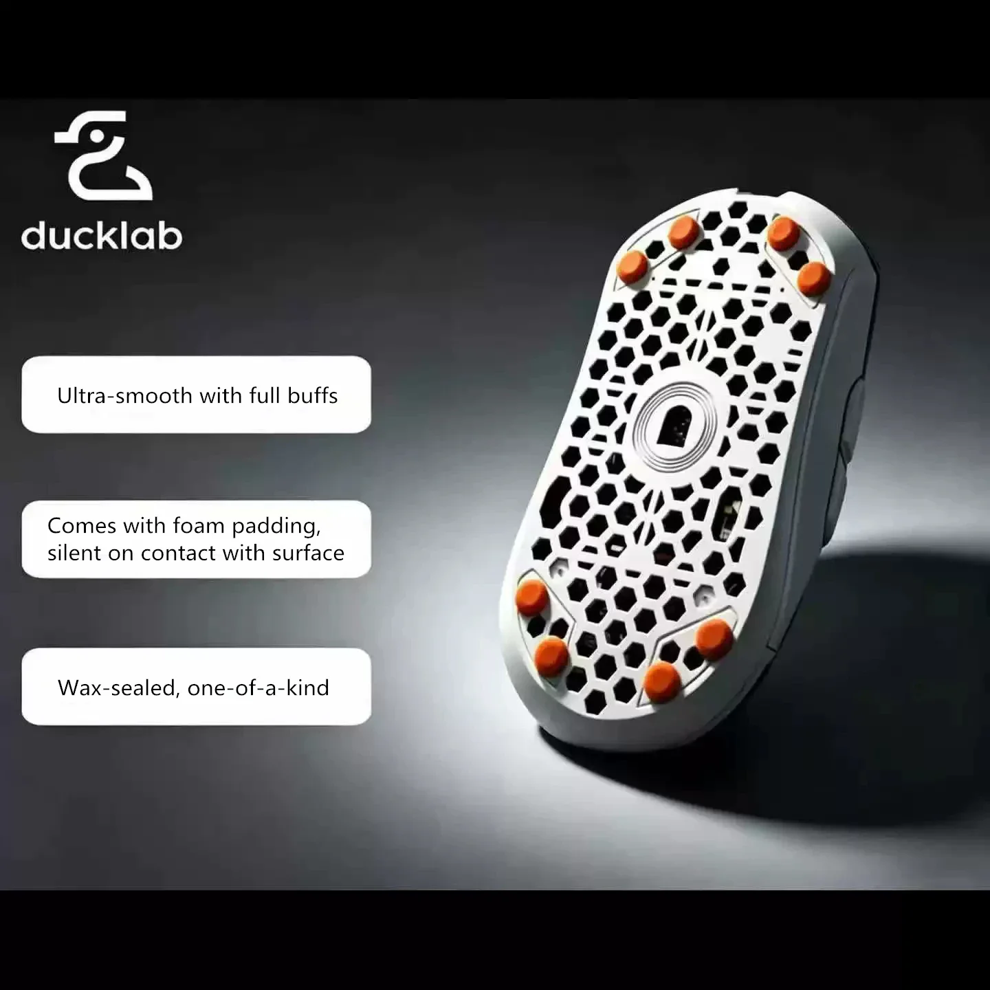 Ducklab PTFE UPE Small Dots Mouse Skates DIY Universal Speed Control Glides Feet For Logitech Razer Mice Slience Ultra-smooth