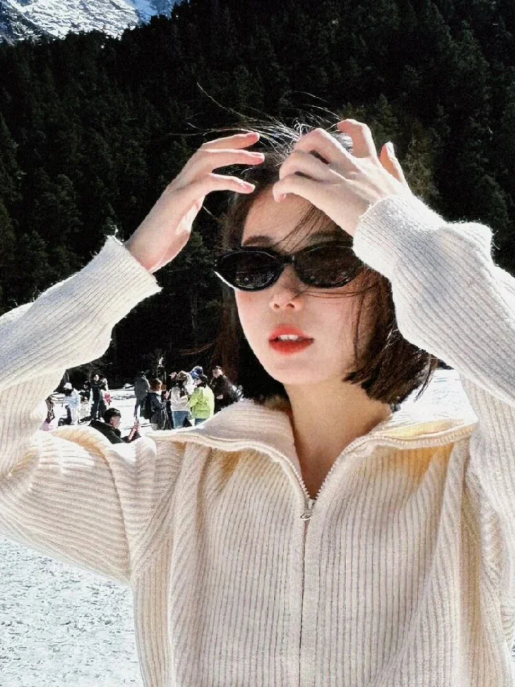 New high-end internet celebrity anti UV square round face slimming sunglasses