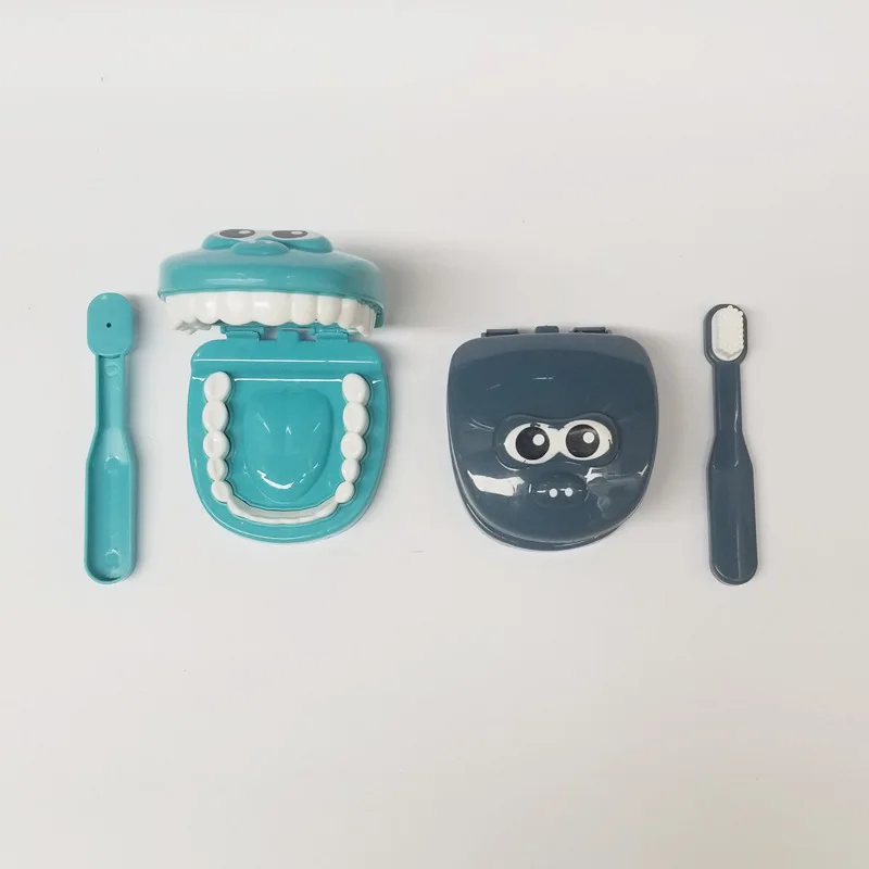 Brinquedos de médico para crianças, brinquedos de dentista para crianças, kit odontológico, escova de dentes, enfermeira, estetoscópio com som e luz